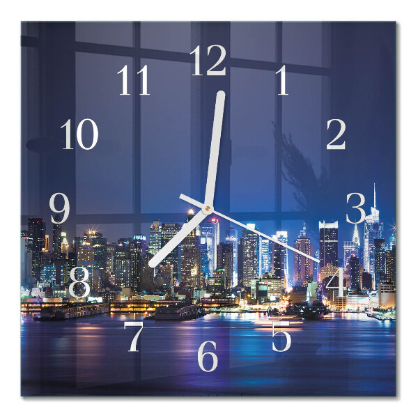 Square wall clock Horizon