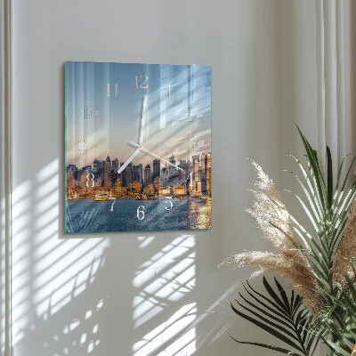 Square wall clock Horizon