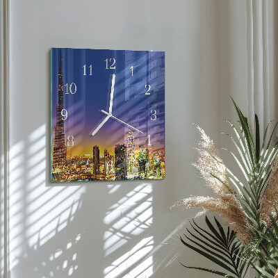 Glass clock square Dubai horizon