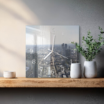 Square wall clock Horizon