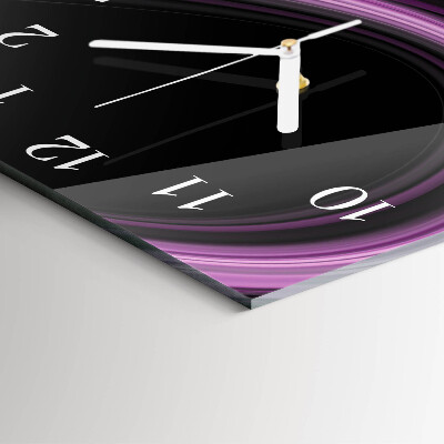 Square wall clock Abstract lines