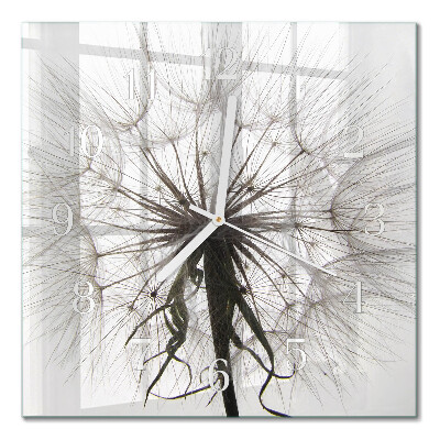 Square wall clock Dandelion