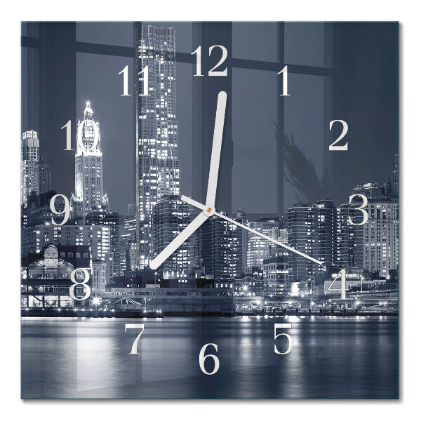 Square kitchen clock Horizon
