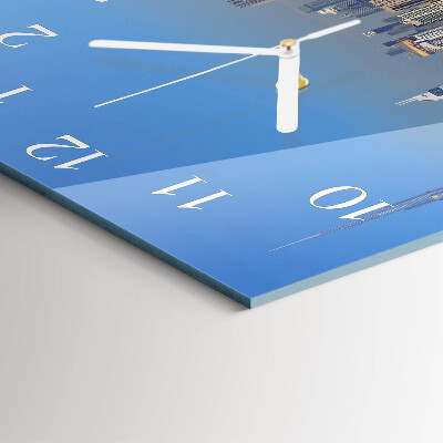 Glass clock square Dubai horizon