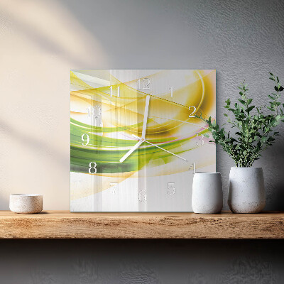 Square wall clock Abstraction