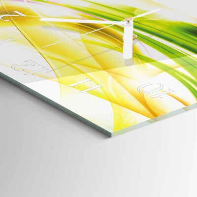 Square wall clock Abstraction