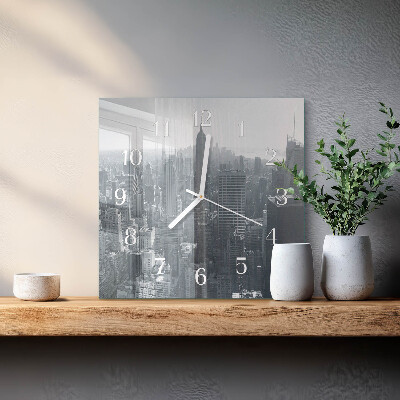 Square wall clock Horizon