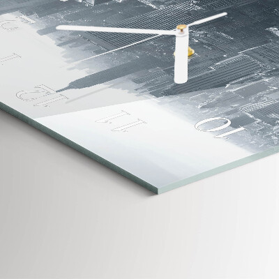 Square wall clock Horizon