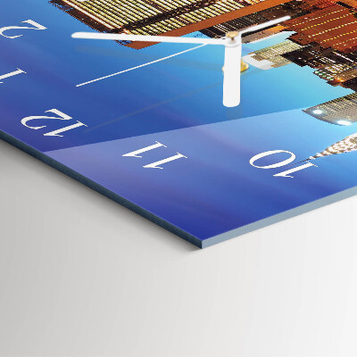 Square wall clock Horizon