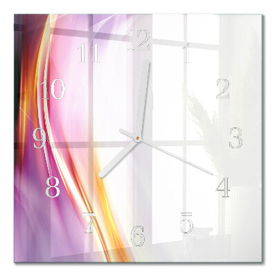 Square kitchen clock Abstraction