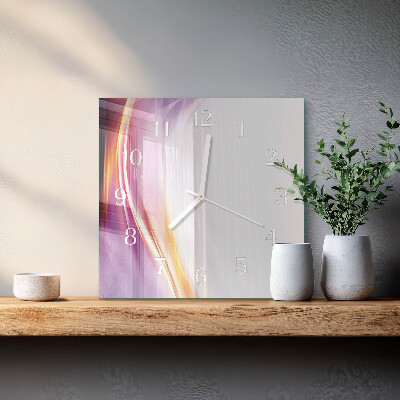 Square kitchen clock Abstraction