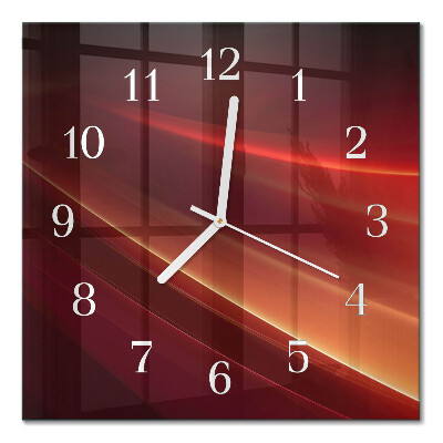 Glass clock square Abstraction