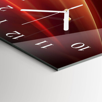 Glass clock square Abstraction