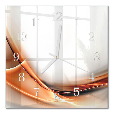 Square kitchen clock Abstraction