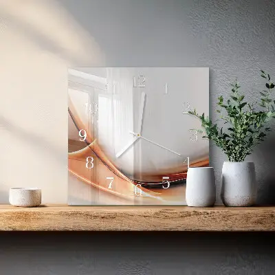 Square kitchen clock Abstraction