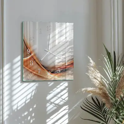 Square kitchen clock Abstraction
