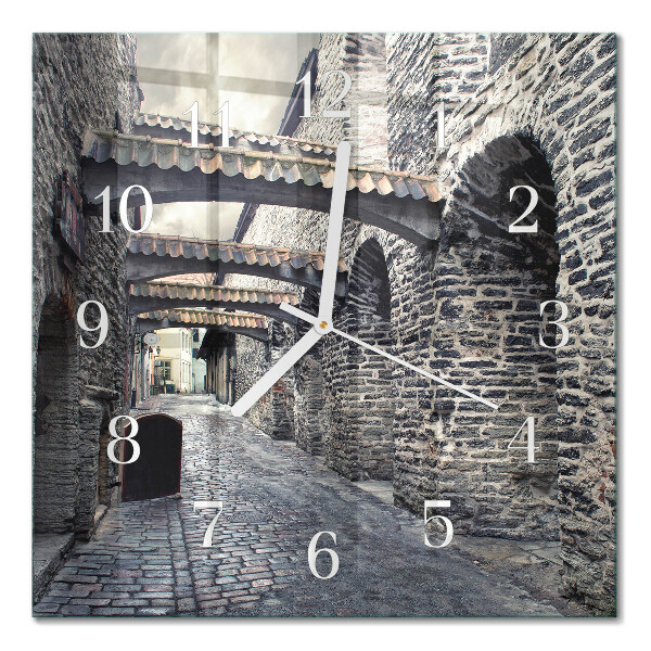 Glass wall clock square Avenue