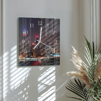 Square wall clock Horizon