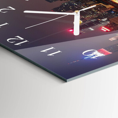 Square wall clock Horizon