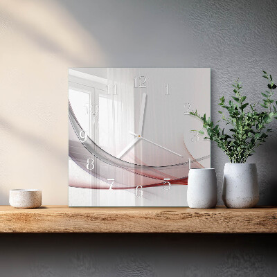 Square wall clock Abstraction