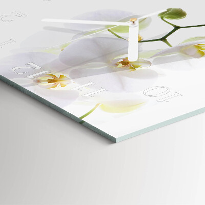 Square kitchen clock Orchid