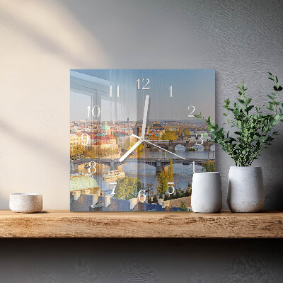 Square kitchen clock Prague