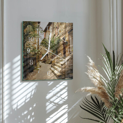 Square kitchen clock Palm avenue