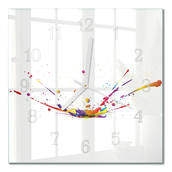 Square kitchen clock Stains