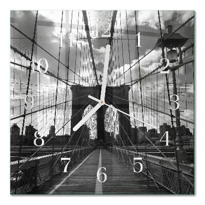 Square kitchen clock Bridge