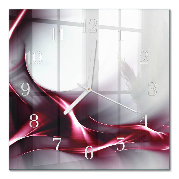 Square kitchen clock Abstraction