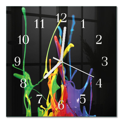 Square kitchen clock Color