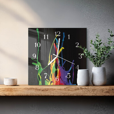 Square kitchen clock Color