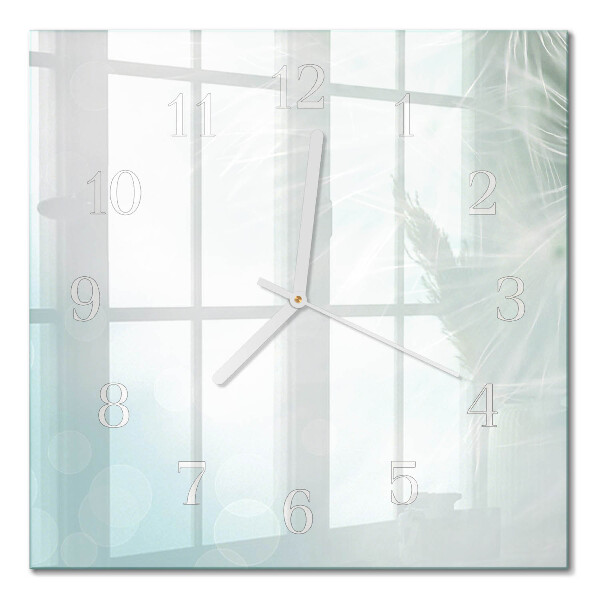 Square kitchen clock Abstraction