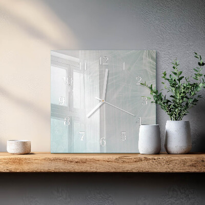 Square kitchen clock Abstraction