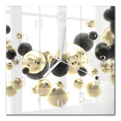 Square wall clock Abstraction