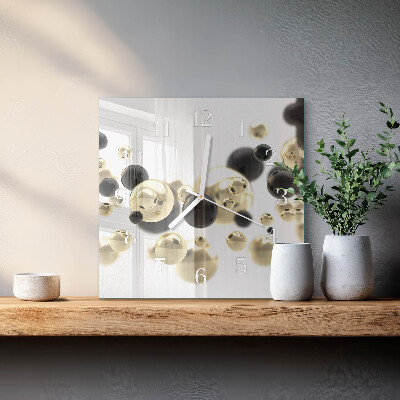 Square wall clock Abstraction