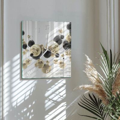 Square wall clock Abstraction