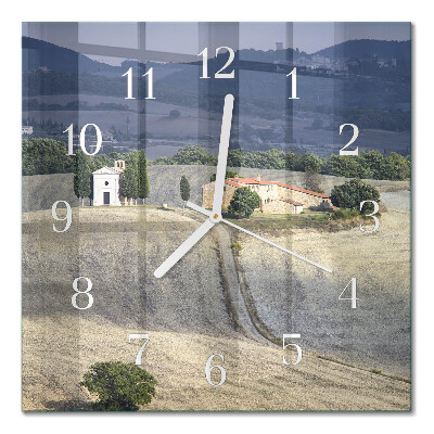 Square kitchen clock Landscape