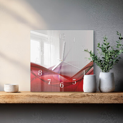 Glass clock square Abstraction