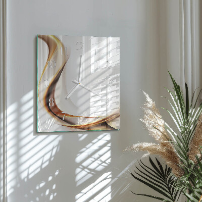 Square wall clock Abstraction
