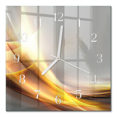 Square wall clock Abstraction