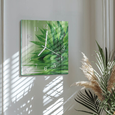 Square kitchen clock Aloe
