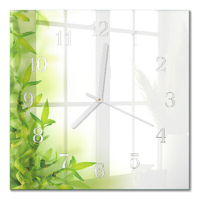 Square kitchen clock Nature