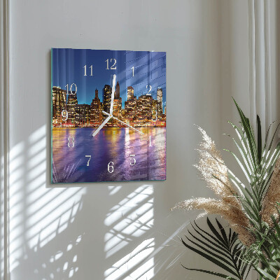 Square kitchen clock Horizon