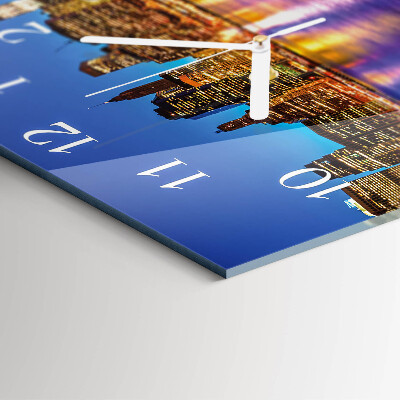 Square kitchen clock Horizon