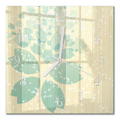 Square wall clock Abstraction
