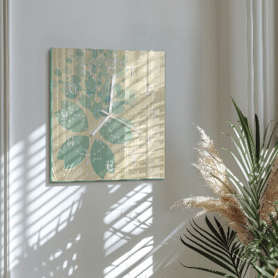 Square wall clock Abstraction
