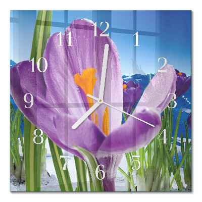 Square kitchen clock Spring