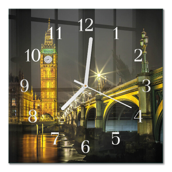 Glass clock square London