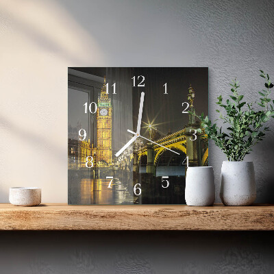 Glass clock square London